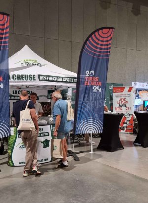 Le stand Terra Sports partout en Creuse cet été