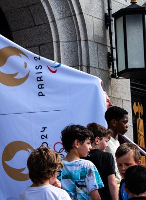 La tournée des drapeaux a illuminé Guéret