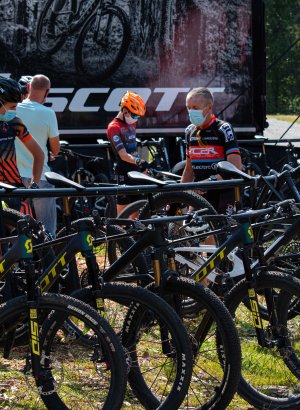 Belle affluence à Guéret pour tester un tout nouveau VTT