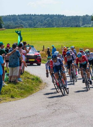 Evaux-les-Bains, ville étape du Tour de l'Avenir 2023